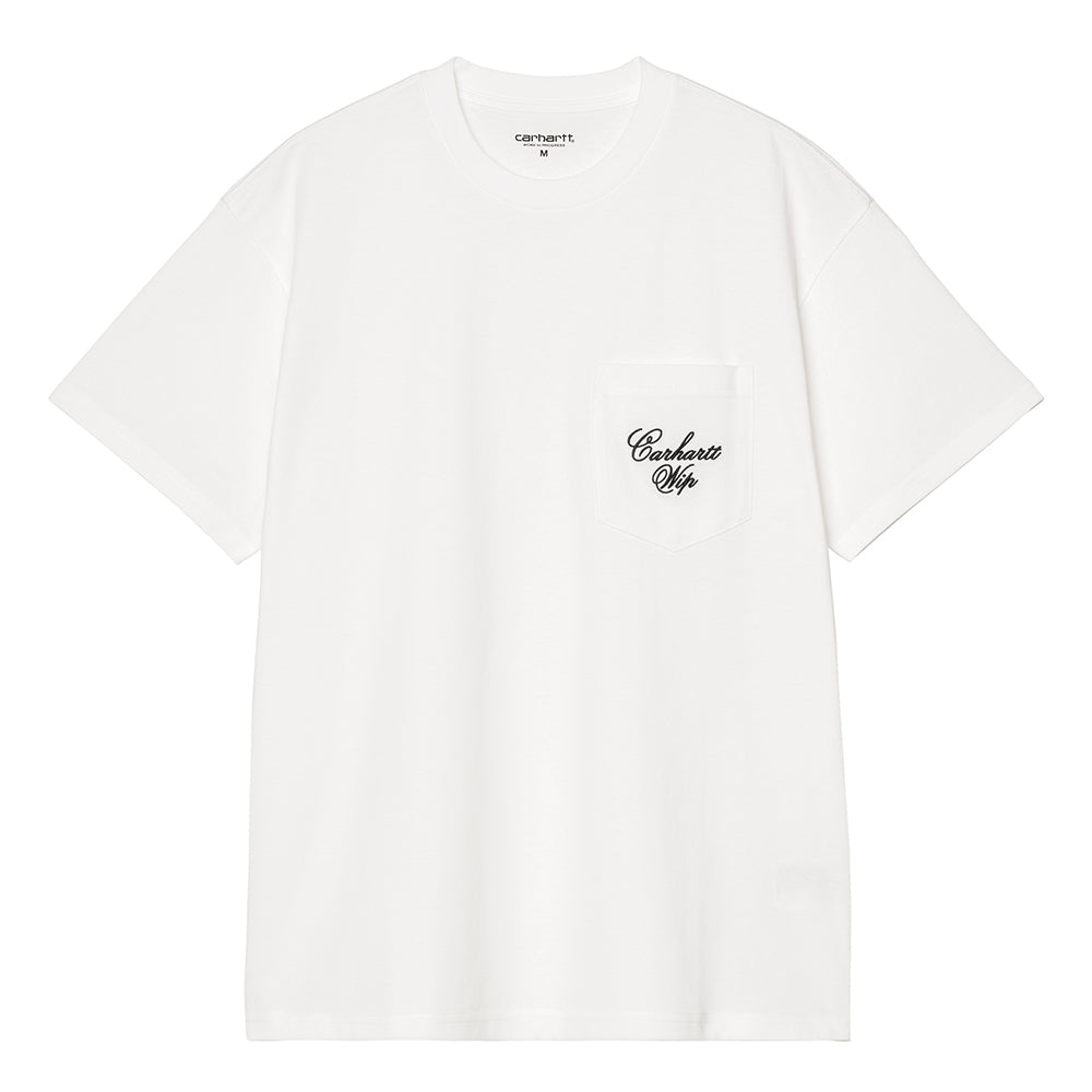 Longhand Pocket Tee | White