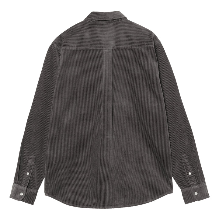 Madison Cord L/S Shirt | Graphite