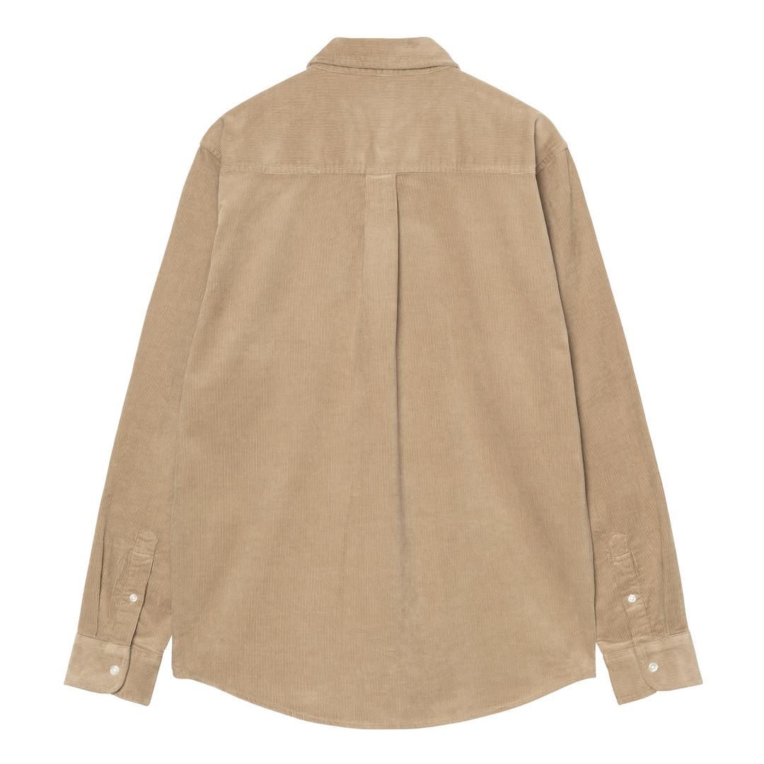 Madison Fine Cord L/S Shirt | Iroko