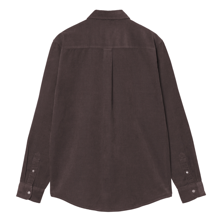 Madison Fine Cord L/S Shirt | Shale