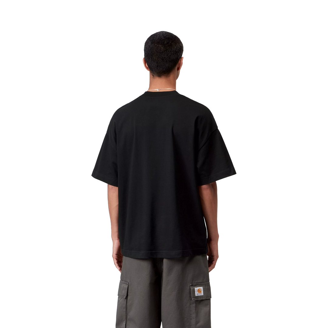 Magazine Script Tee | Black