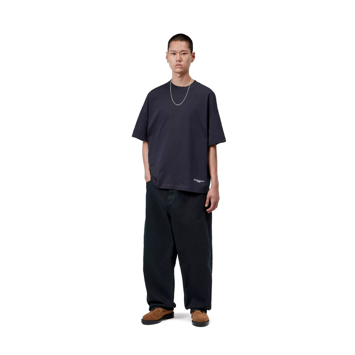 Magazine Script Tee | Dark Navy