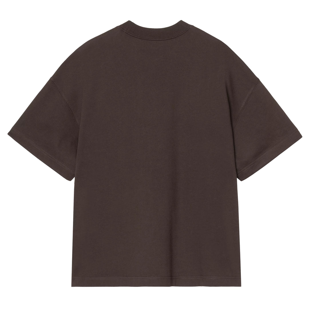 Magazine Script Tee | Tobacco
