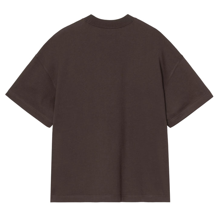 Magazine Script Tee | Tobacco