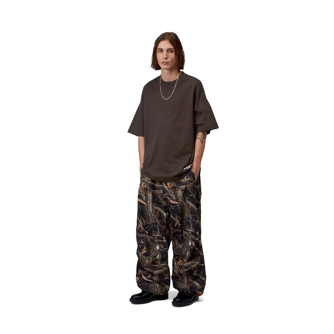 Magazine Script Tee | Tobacco