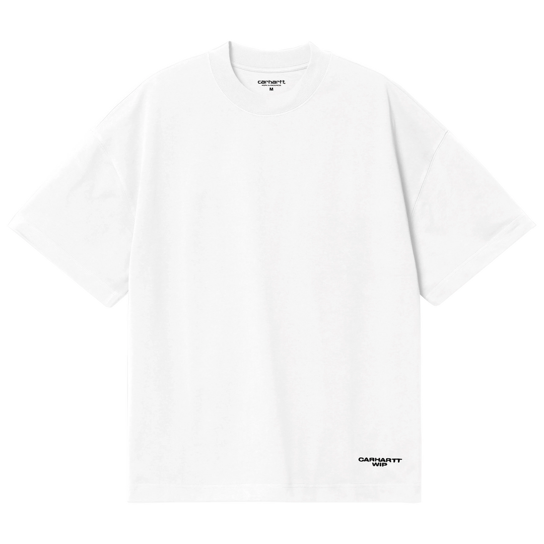 Magazine Script Tee | White