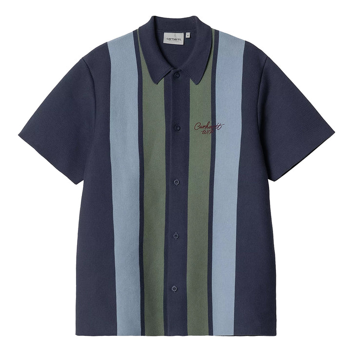 Memory Knit Shirt | Percy Stripe Inked