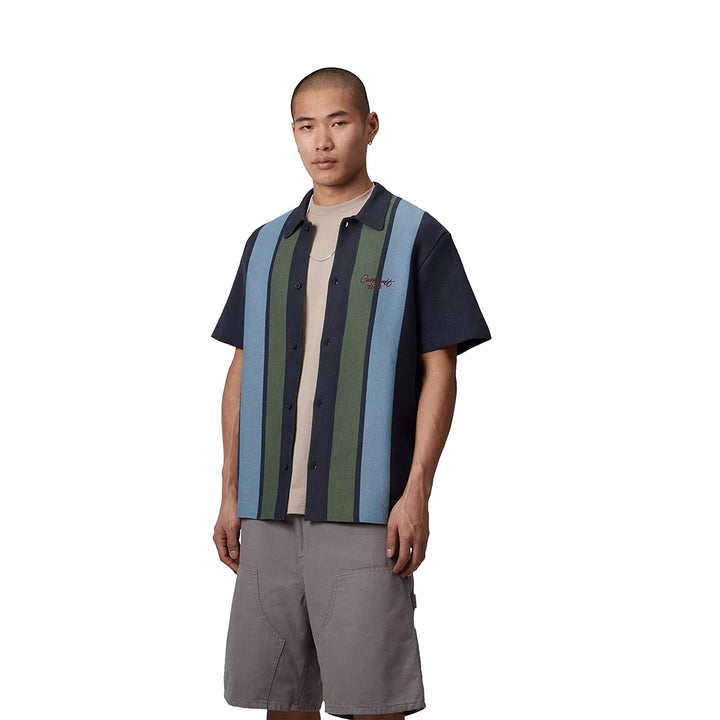 Memory Knit Shirt | Percy Stripe Inked