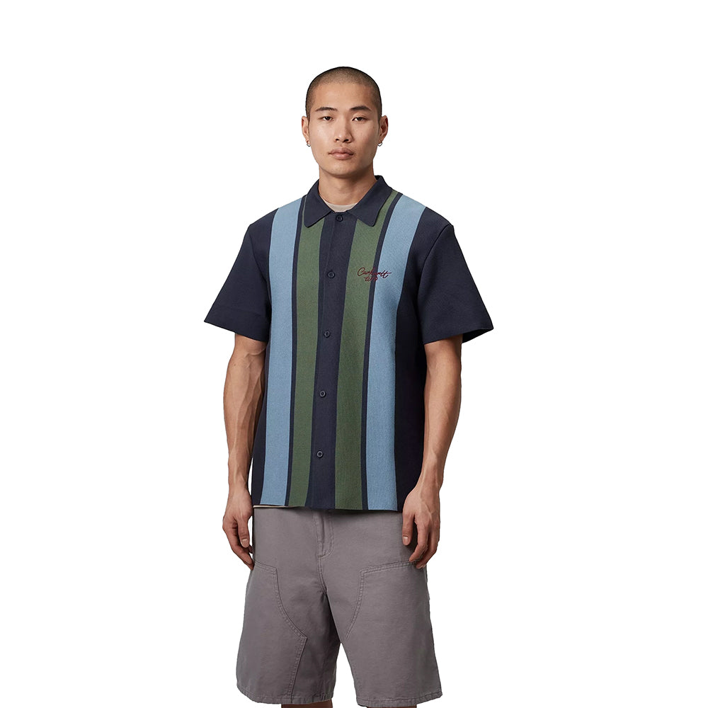 Memory Knit Shirt | Percy Stripe Inked