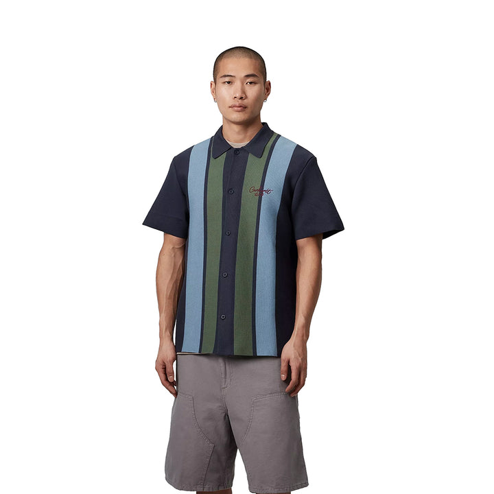 Memory Knit Shirt | Percy Stripe Inked