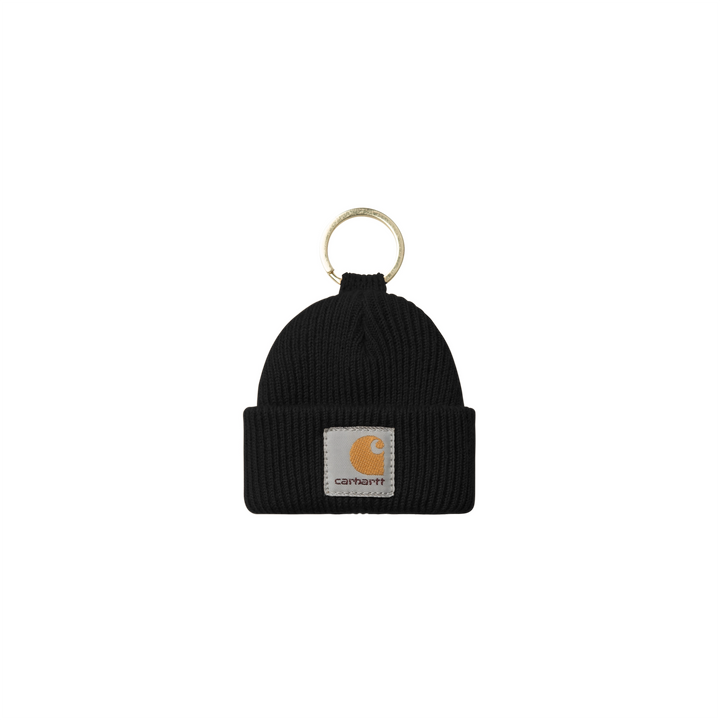 Mini Watch Hat Keychain | Black