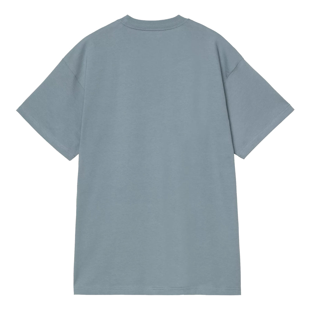 Moving Letterpress Tee | Velvet Blue
