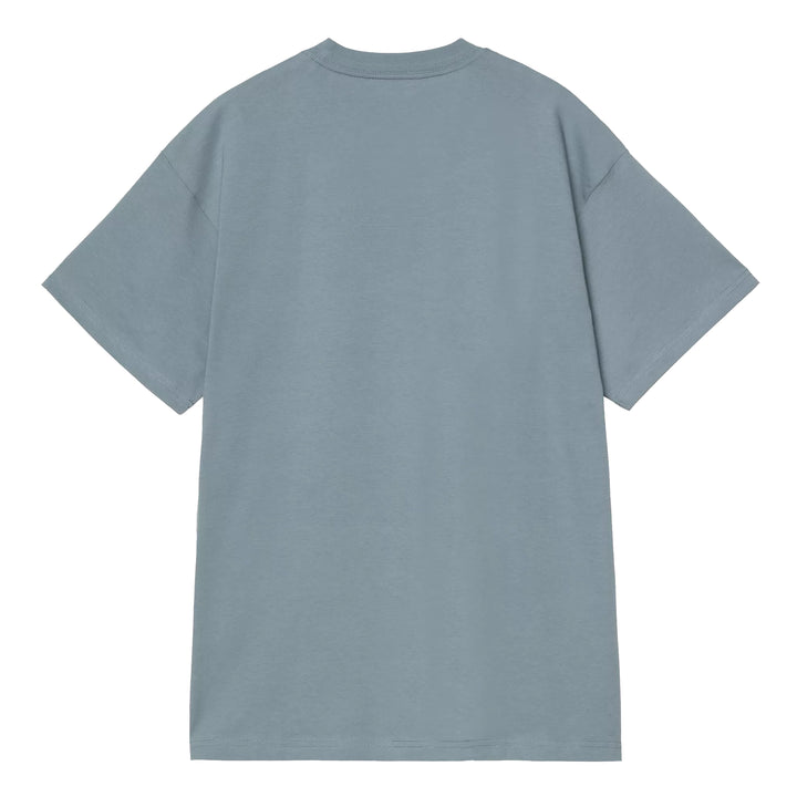 Moving Letterpress Tee | Velvet Blue