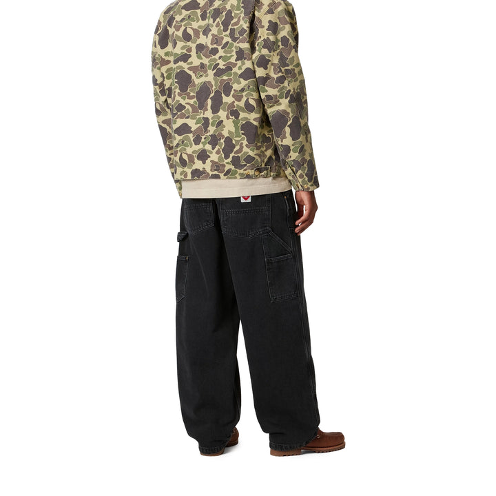 Nash Double Knee Pant | Black Stone Washed