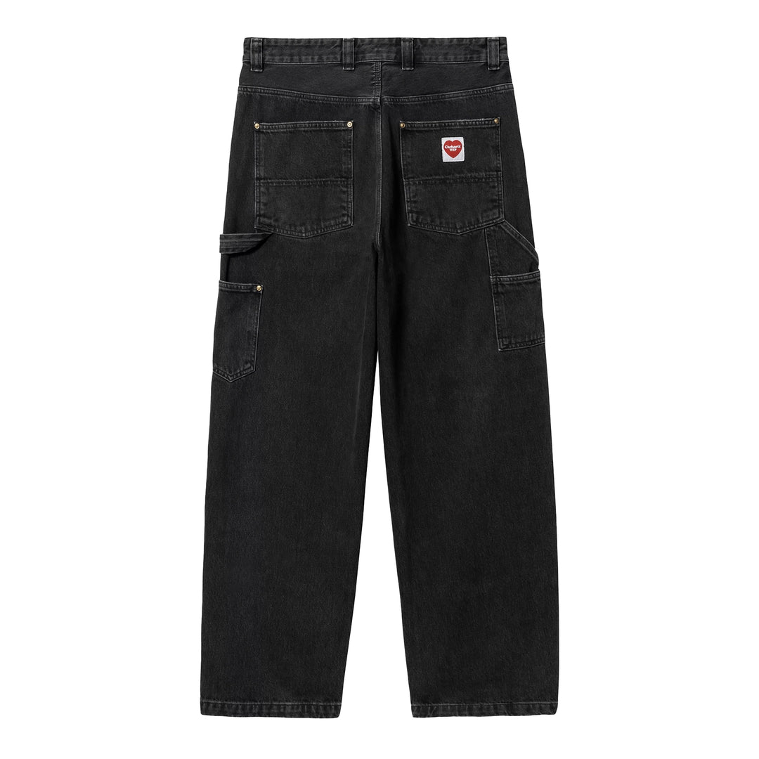 Nash Double Knee Pant | Black Stone Washed