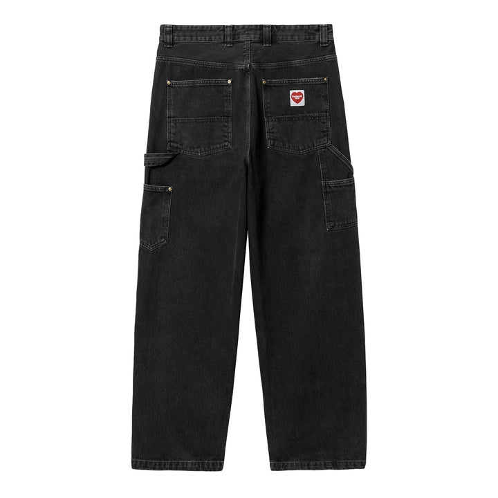 Nash Double Knee Pant | Black Stone Washed