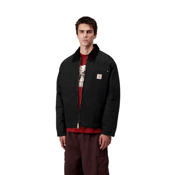OG Detroit Jacket | Black (Stone Canvas)