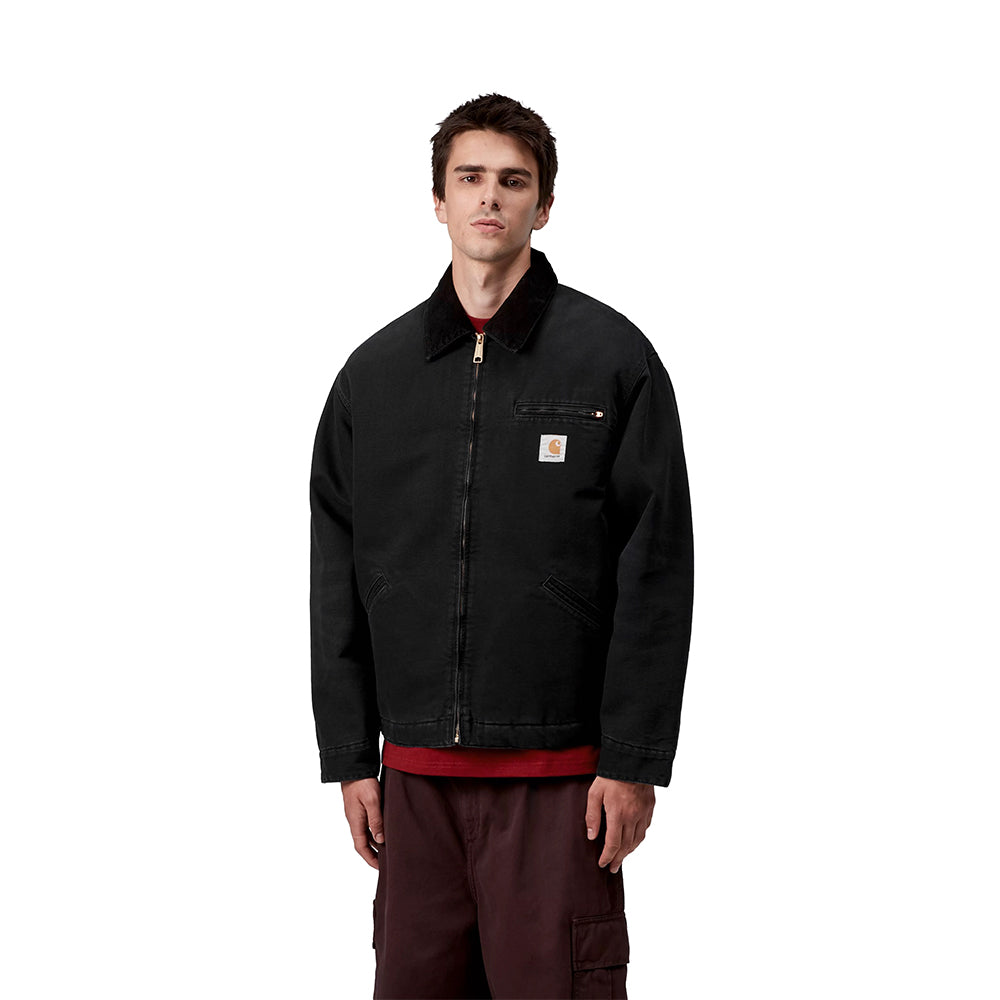 OG Detroit Jacket | Black (Stone Canvas)