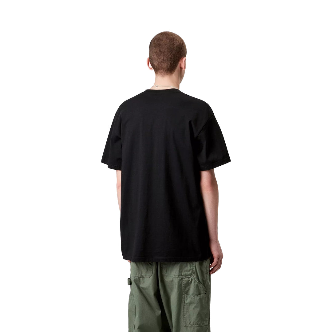 Pocket Heart Tee | Black Black