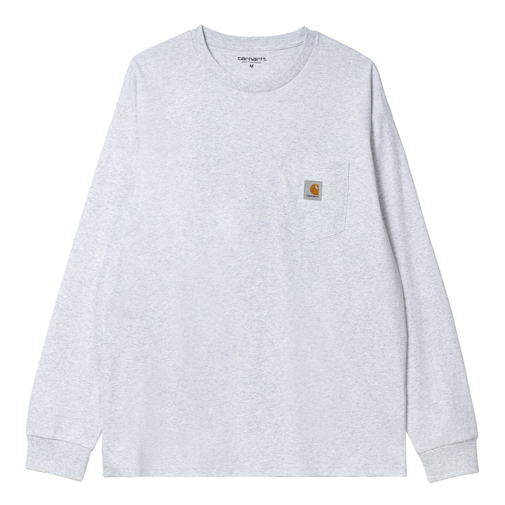 Pocket Loose L/S Tee | Ash Heather
