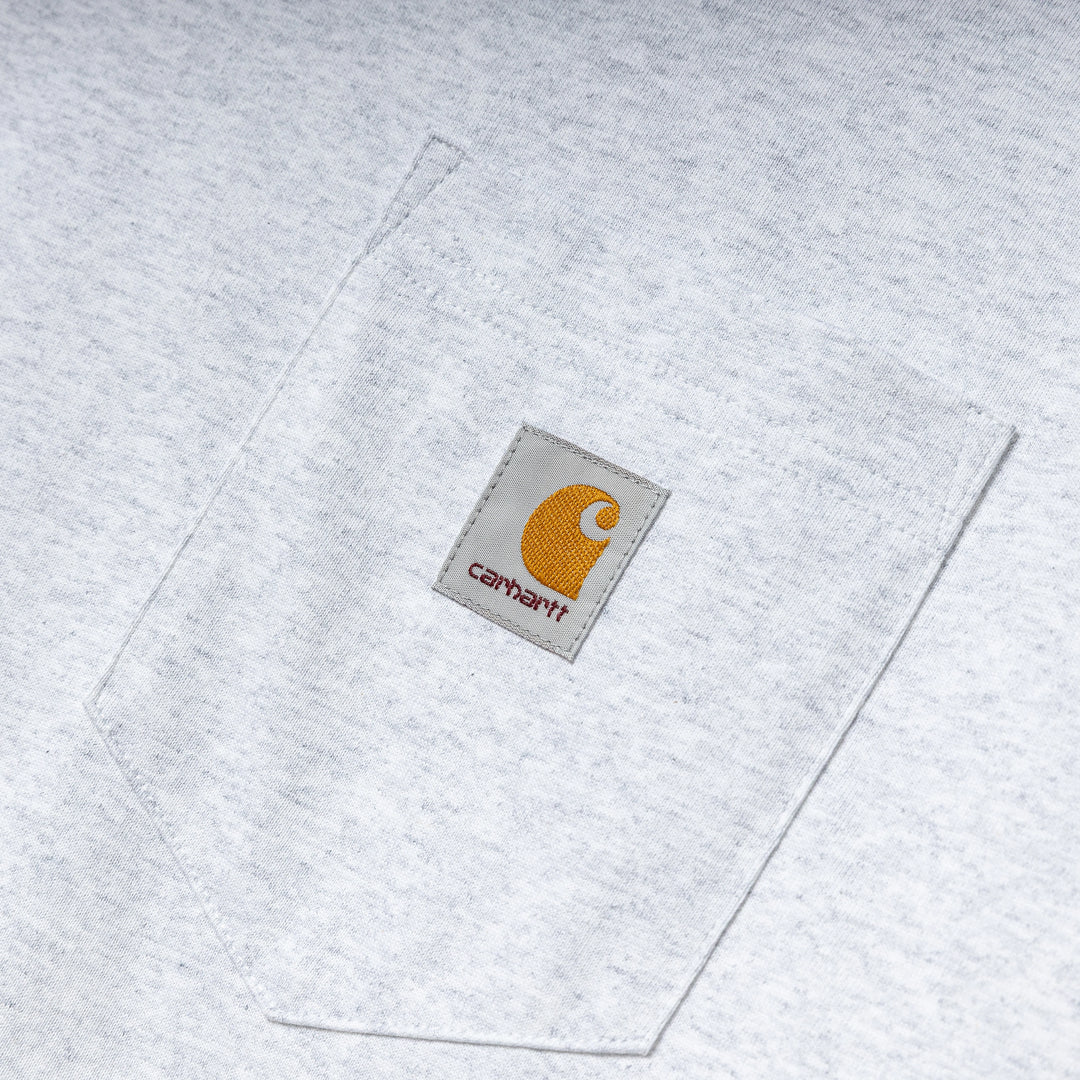 Pocket Loose L/S Tee | Ash Heather