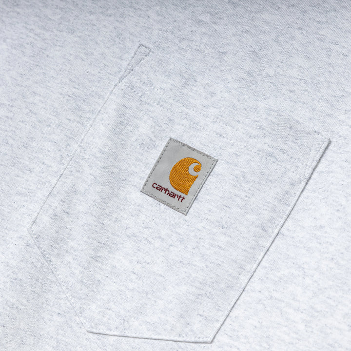 Pocket Loose L/S Tee | Ash Heather