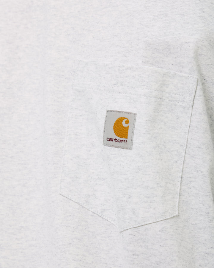 Pocket Loose L/S Tee | Ash Heather