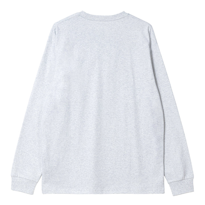 Pocket Loose L/S Tee | Ash Heather