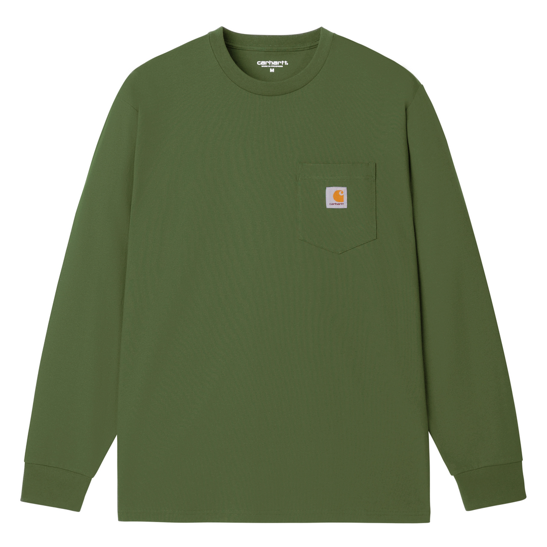 Pocket Loose L/S Tee | Olivine