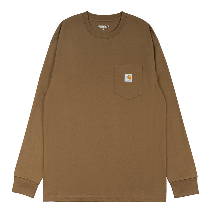 Pocket Loose L/S Tee | Teak