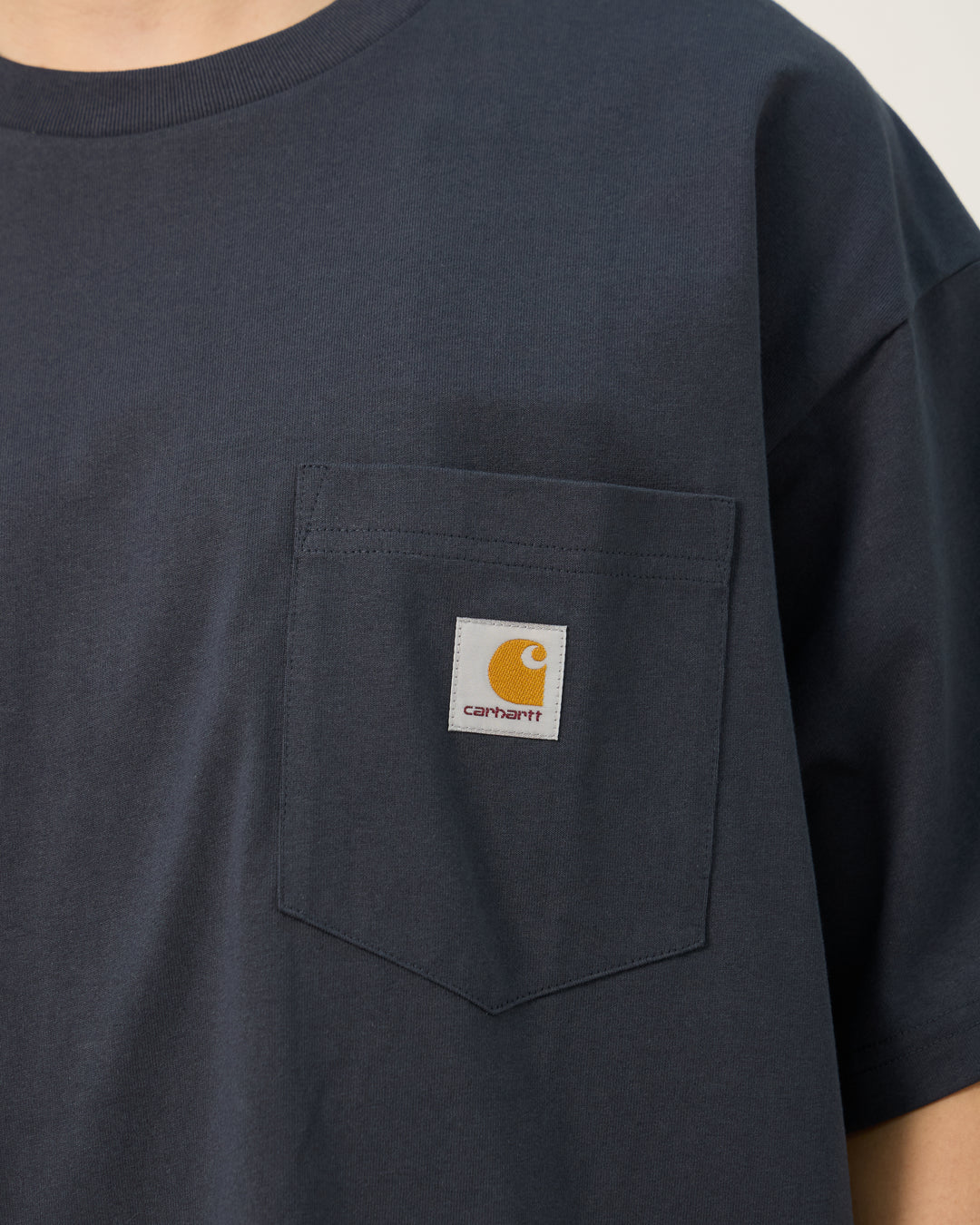 Pocket Loose Tee | Navy