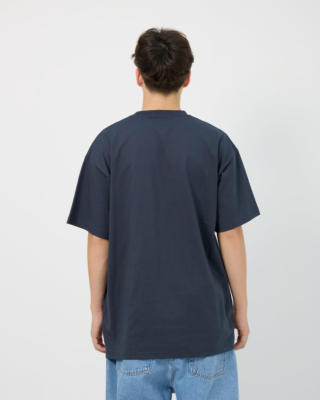 Pocket Loose Tee | Navy