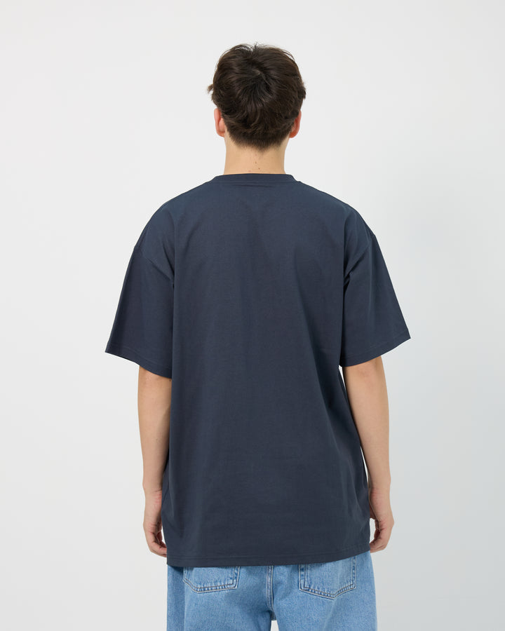 Pocket Loose Tee | Navy