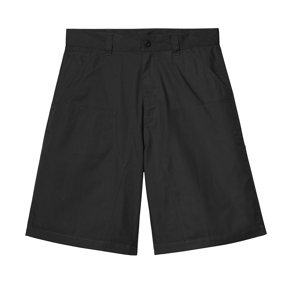 Postal Double Knee Short | Black