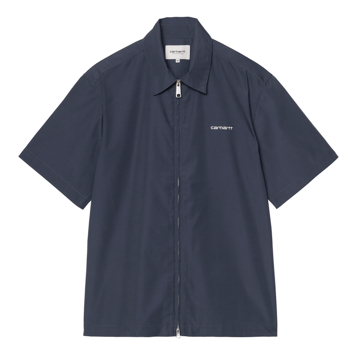 Postal Zip Shirt | Blue