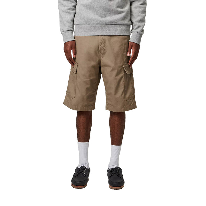 Regular Cargo Short | Leather (rinsed)