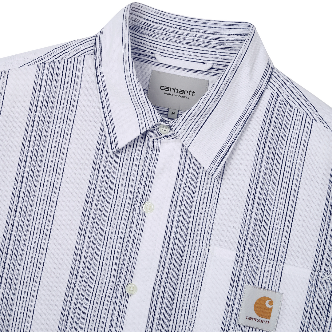 Ridge Shirt | White Blue