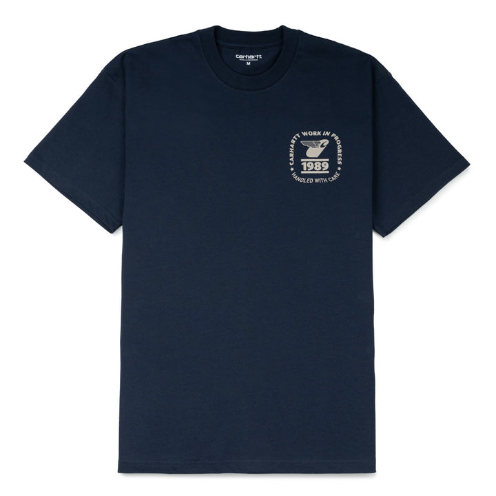 Stamp State Tee | Blue Grey