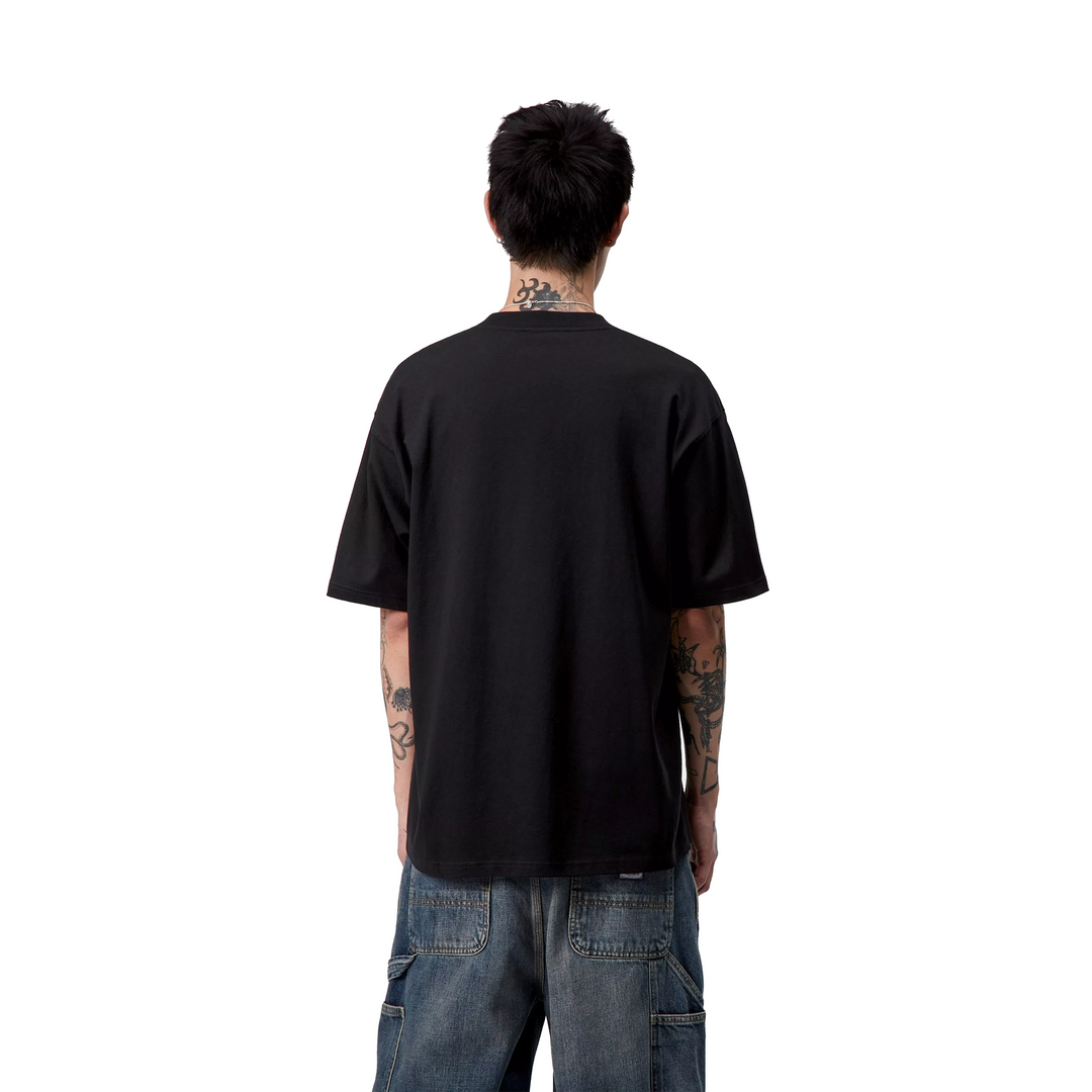 Schooling Heart  Tee | Black