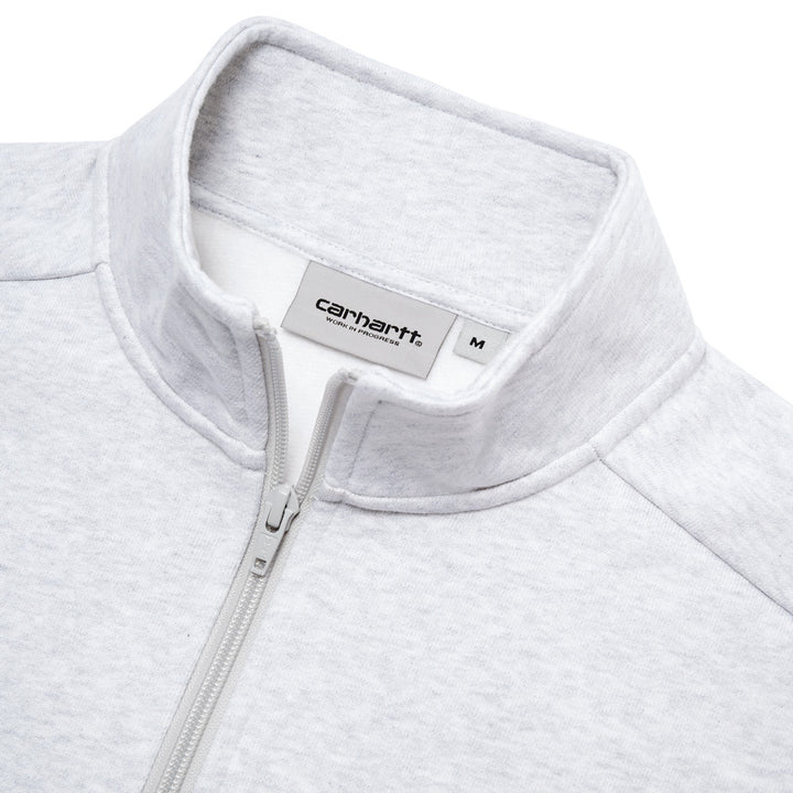 Script Half Zip Sweatshirt | Ash Heather