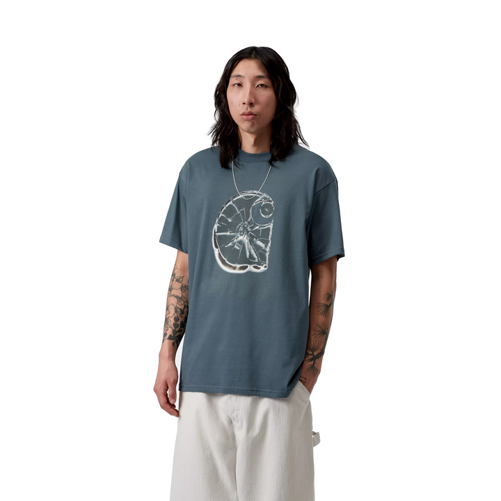 Shattered Tee | Office Blue