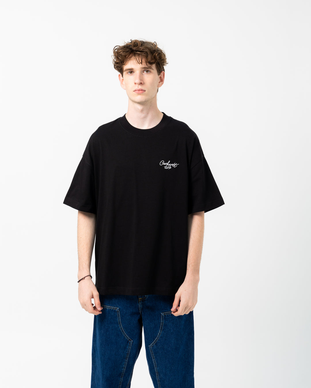 Signature Script Tee | Black