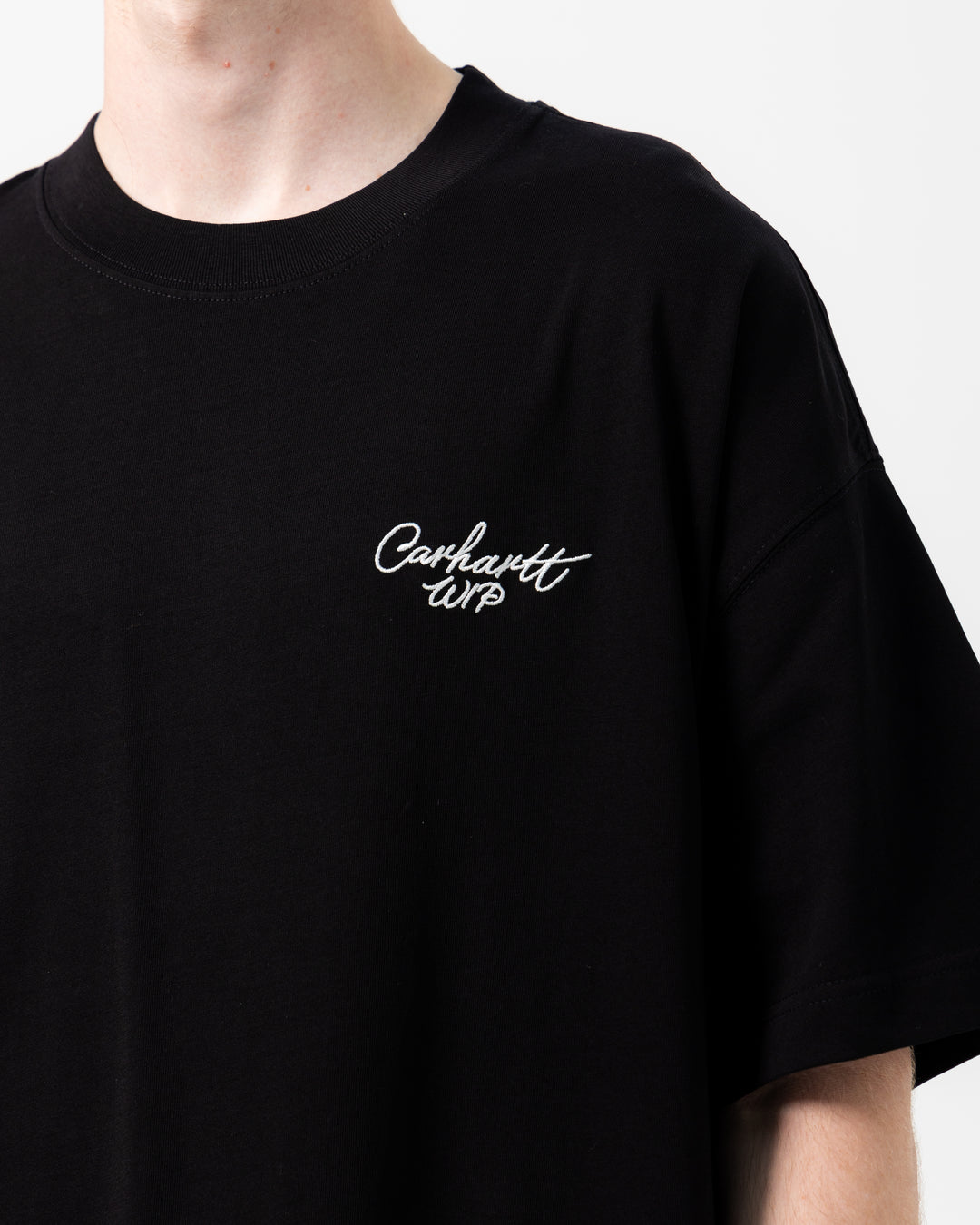 Signature Script Tee | Black