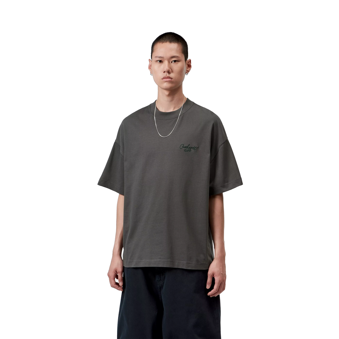 Signature Script Tee | Graphite