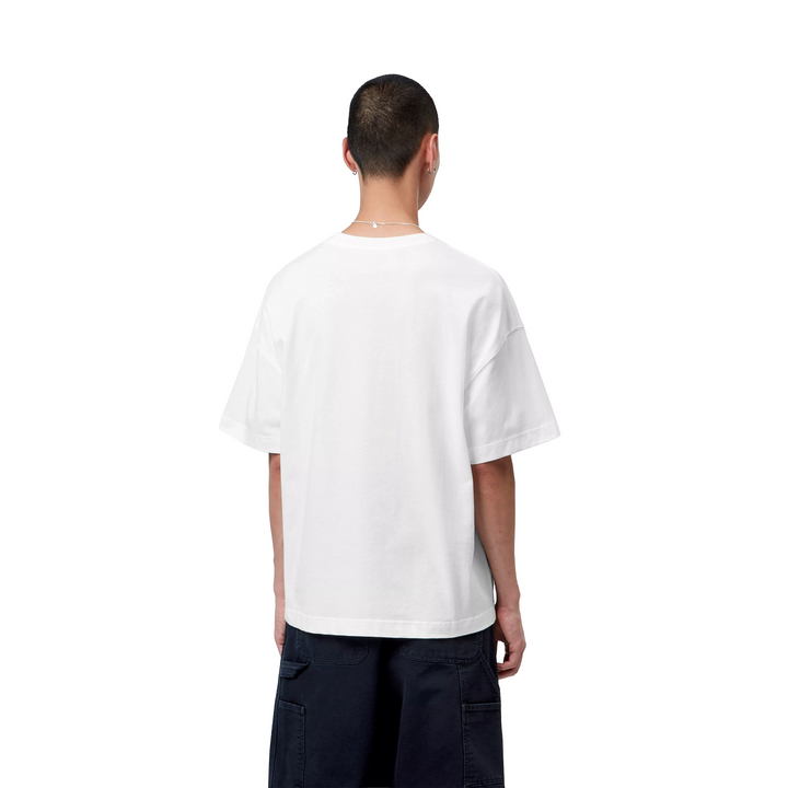 Signature Script Tee | White