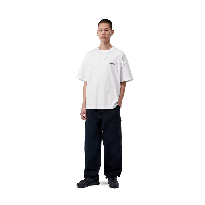 Signature Script Tee | White