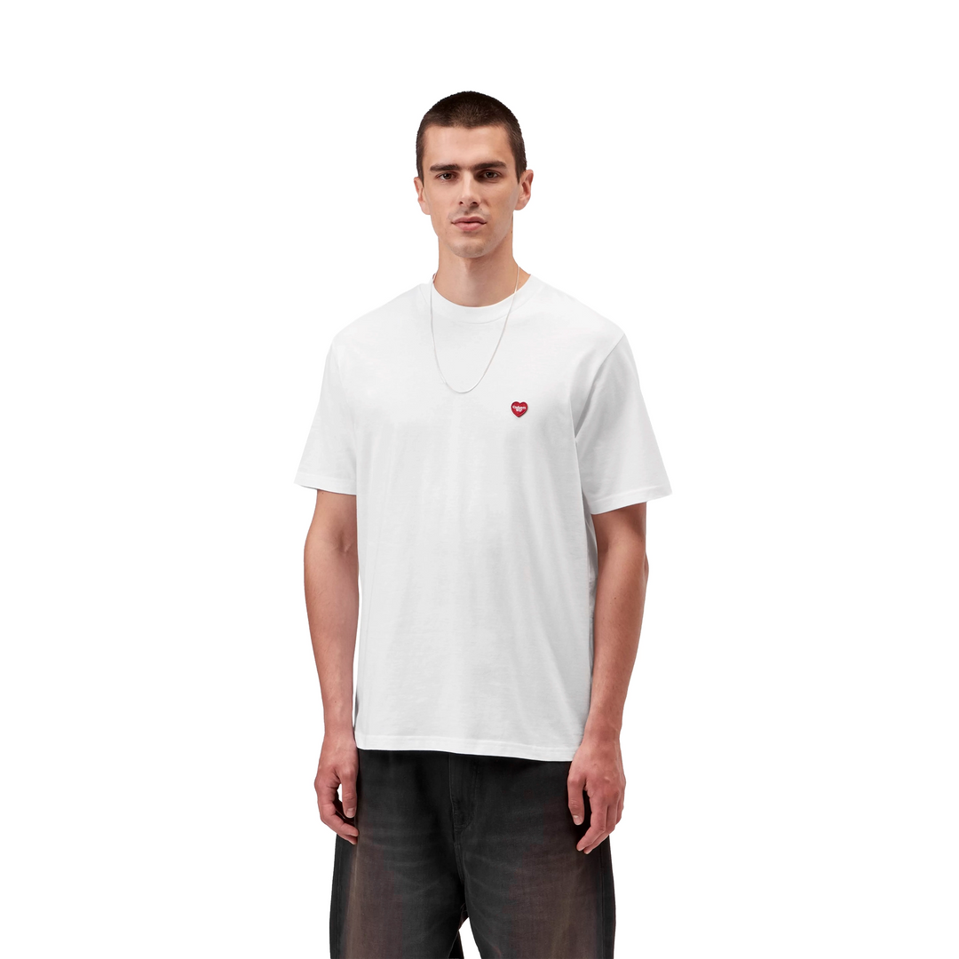 Small Heart Tee | White