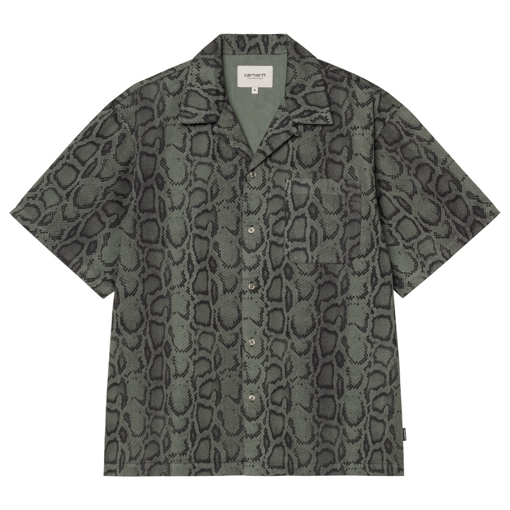 Snake Camo Shirt | Leaf (Garment dyed)