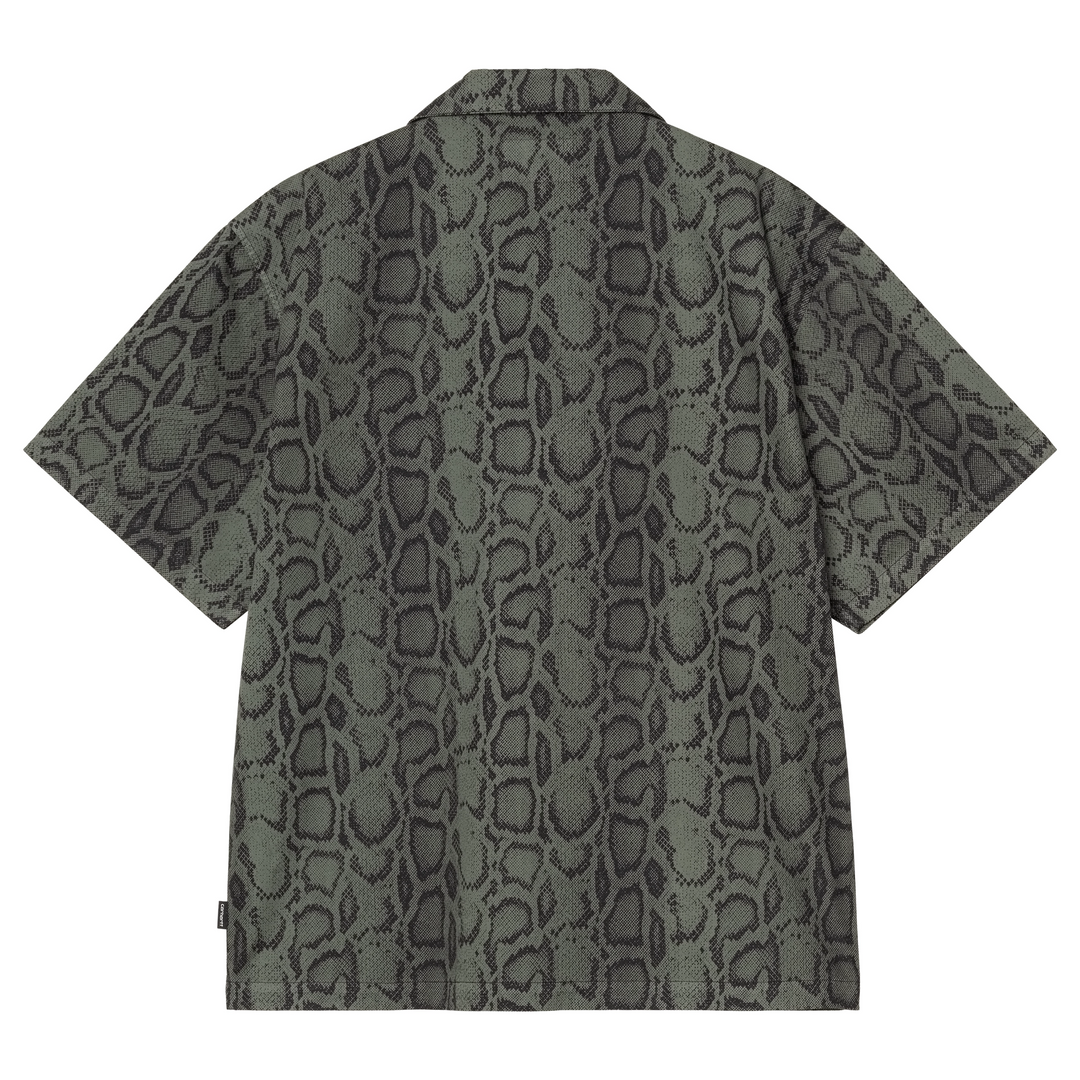 Snake Camo Shirt | Leaf (Garment dyed)