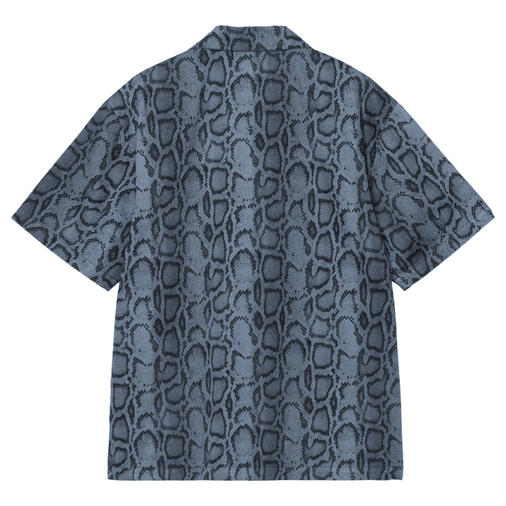 Snake Camo Shirt | Velvet Blue